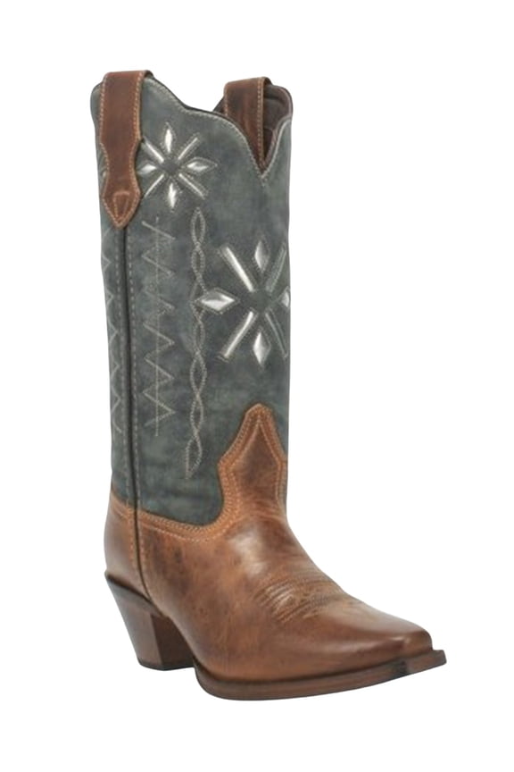 Women's Passion Flower Western Boot Snip Toe - 52320 6 1/2 M US