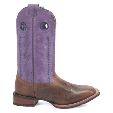 Laredo Womens Bonnie Embroidered Square Toe Cowboy  Mid Calf Boots