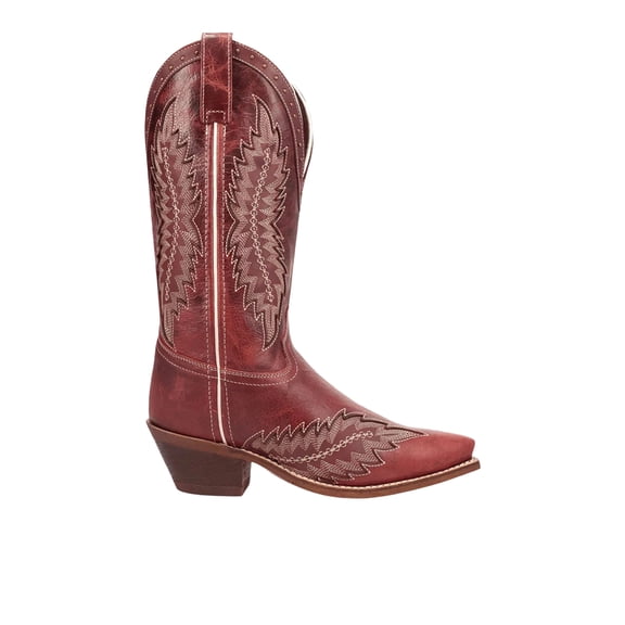 Laredo Womens Coyote Creek Studded Overlay Snip Toe Cowboy Mid Calf Boots