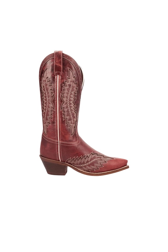 Womens Coyote Creek Studded Overlay Snip Toe Cowboy  Mid Calf Boots