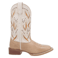 thumbnail image 1 of Laredo Womens Lydia Embroidered Studded Square Toe Cowboy  Mid Calf Boots, 1 of 1