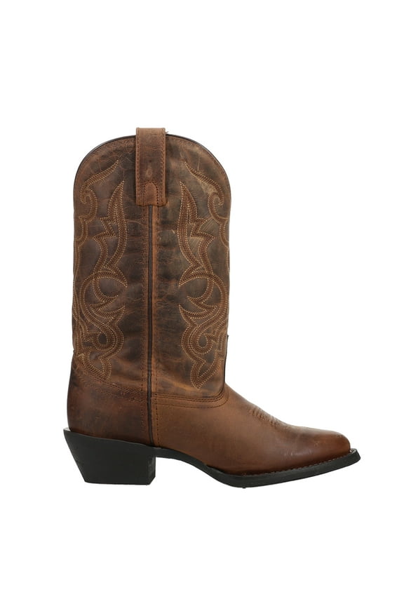 Women's Maddie Western Boot Round Toe Tan 7 1/2 W  US