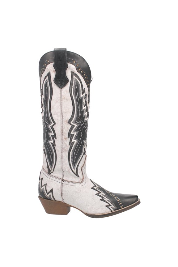 Womens Shawnee Studded TooledInlay Embroidery Snip Toe Cowboy  Tall