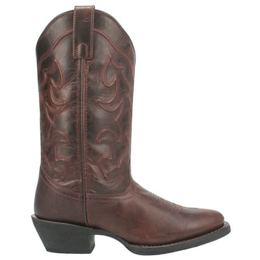 Laredo Womens Shelley Embroidered Round Toe Cowboy  Mid Calf Boots