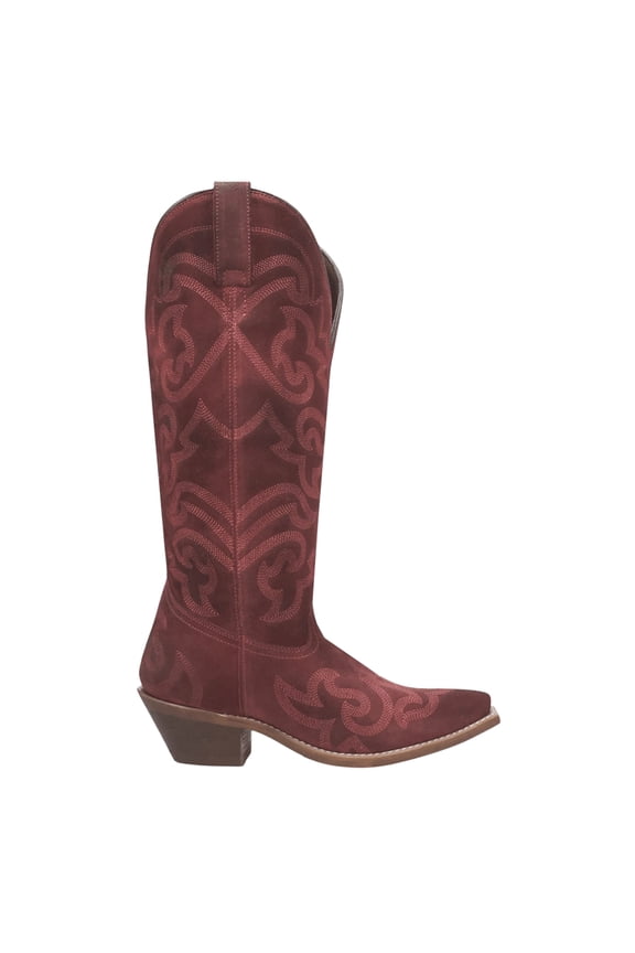 Womens Sierra Rose Snip Toe Cowboy Tall Boots