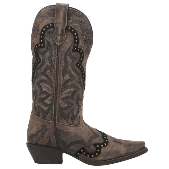 Laredo Women's Skyla Floral Studded Western Performance Boot Snip Toe - 52413 11 M US