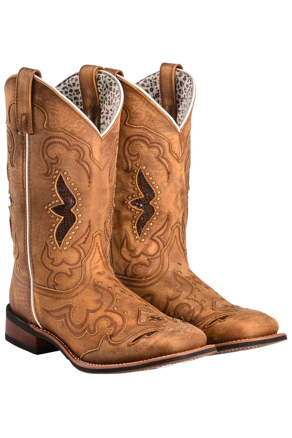 Women's Women'S Spellbound Western Performance Boot Broad Square Toe Tan 11 M  US