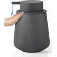 thumbnail image 1 of Lareina Soap Dispenser - Ceramic Hand Dish Soap Dispenser for Bathroom 12ounce Refillable Liquid Hand Soap Dispenser for Essential Oil, Lotion Soap, Matte Dark Gray, 1 of 7