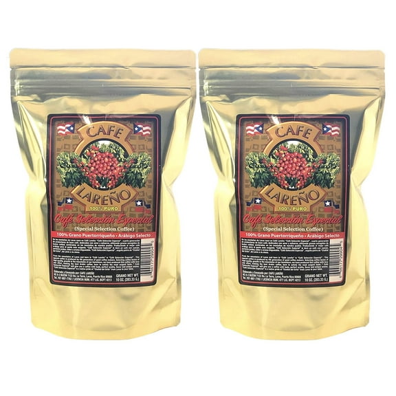 Lareno Special Selection Puerto Rican Arabica Coffee Bean 10oz - 2 pack
