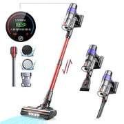 Laresar 450W Cordless Vacuum Cleaner, 38Kpa Suction, 60min Runtime, Lightweight Stick Vacuum with IQ Display