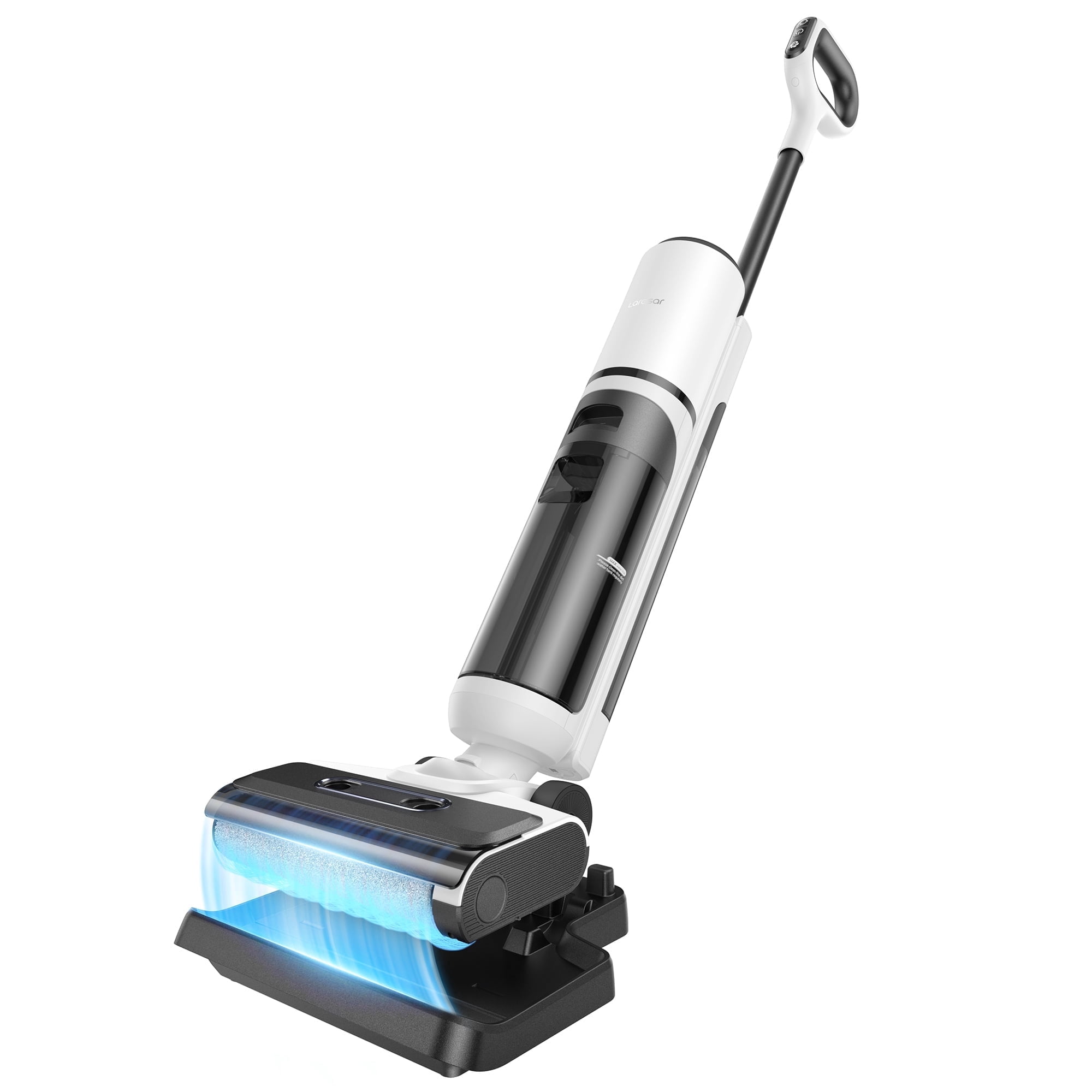 Laresar M5 Cordless Wet Dry Vacuum, Self Cleaning Cordless Floor Washer Vacuum Mop & Cold Air Drying for Hardwood Floor Pet Hair