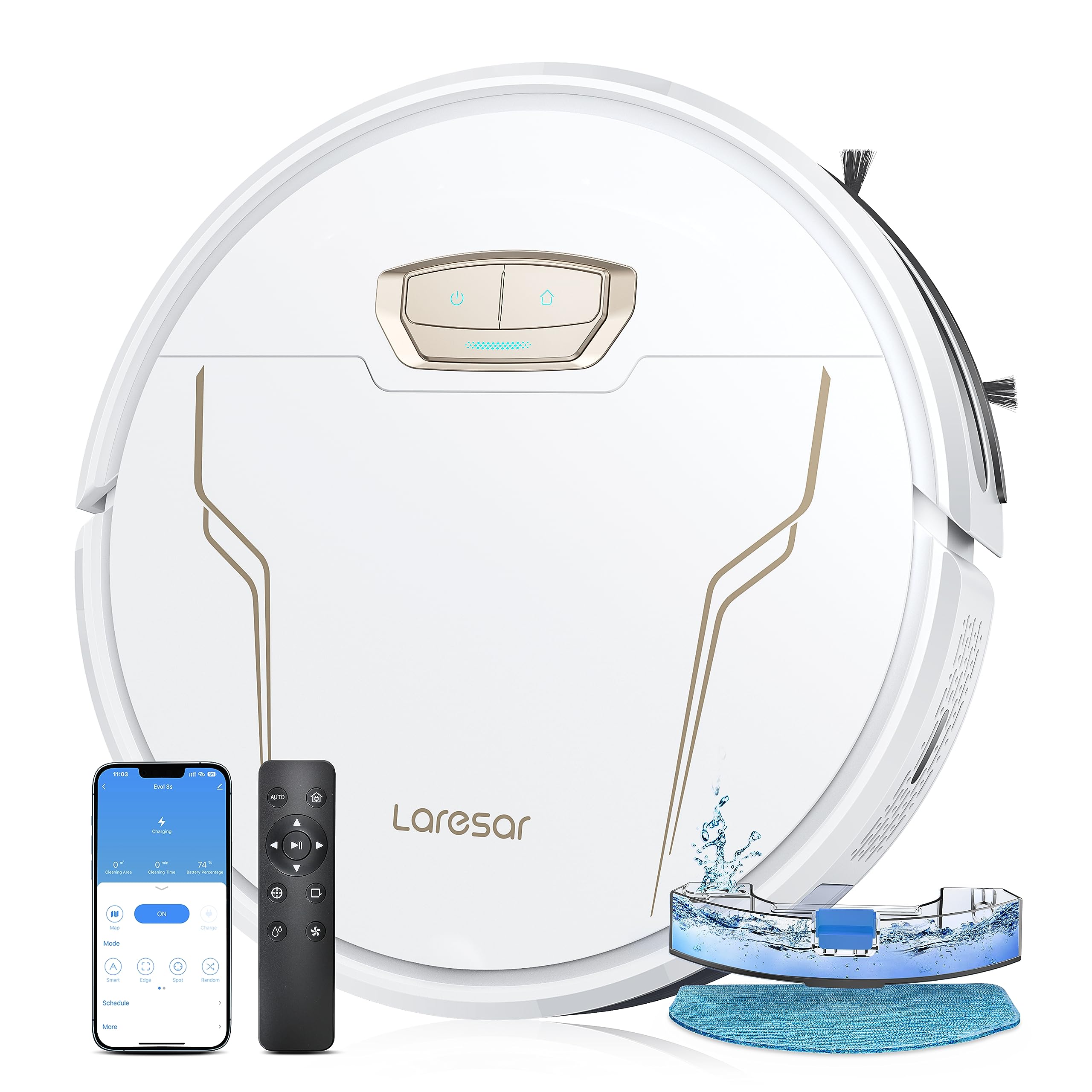 B6009 HEPA Quiet Robotic Vacuum Wet and Dry Cleaning