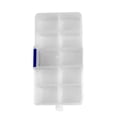 thumbnail image 1 of Large 10-grid Transparent Storage Box with Adjustable Partition Plastic Interlayer Storage Container Can Hold Paper Tape, 1 of 8