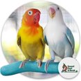 thumbnail image 1 of Large 12" Bird Cage Perch for Nail Trimming - Safe  Grooming Accessory, 1 of 7