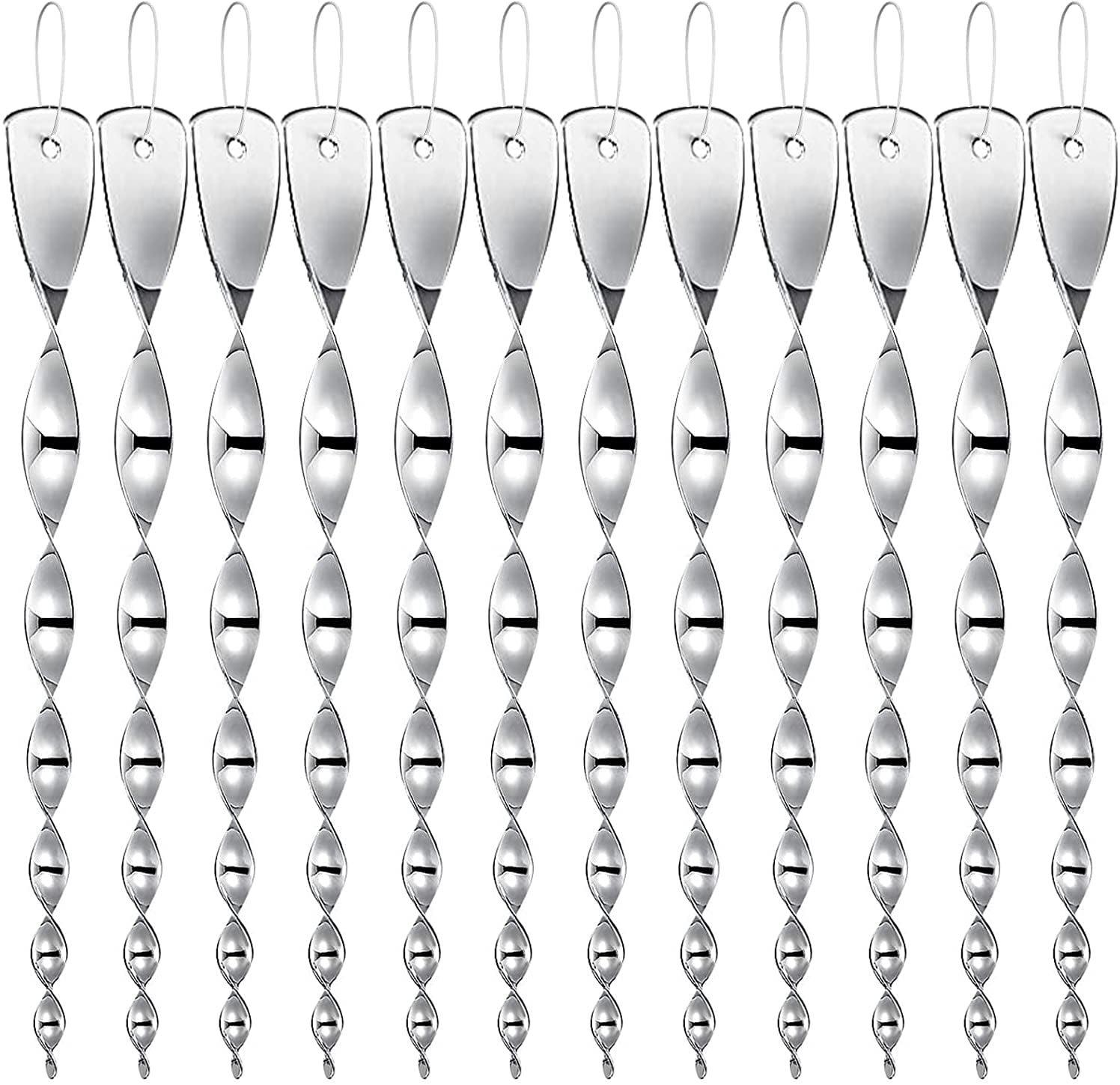 15 Inch Reflective Scare Rods - Bird Repellent Device - Keeps