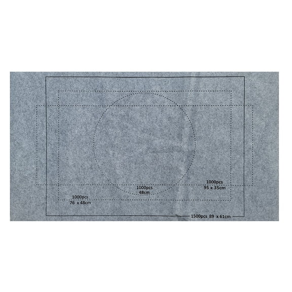Large 26x46 Inch Puzzle Roll Mat Storage Solution for 1500 Piece Toy Organization and
