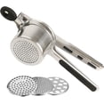 thumbnail image 1 of Large 15oz Potato Ricer, Heavy Duty Stainless Steel Potato Masher and Ricer Kitchen Tool, Press and Mash Kitchen Gadget For Perfect Mashed Potatoes Every time, 1 of 7