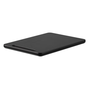 Large 16x12 Inch Appliance Slider Tray with Silent Wheels, Easy Clean Rolling Tray for Coffee Maker and Kitchen Use, Black