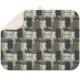 thumbnail image 1 of Large 18x24 Inch boho kitchen drying mat with thick microfiber, perfect for drying heavy pots, pans, and dishware, 1 of 5