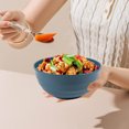 thumbnail image 1 of Large 19.5x9cm Plastic Cereal Bowl - Dishwasher Safe Soup Bowl, Durable Microwave-Safe Bowl for Breakfast Snacks, Single-Serve Food Bowl for Home Office, 1 of 5
