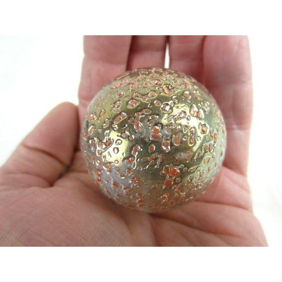 Large 2" (50mm) Princess Toe Breaker Glass Huge Toy Marble Glitter