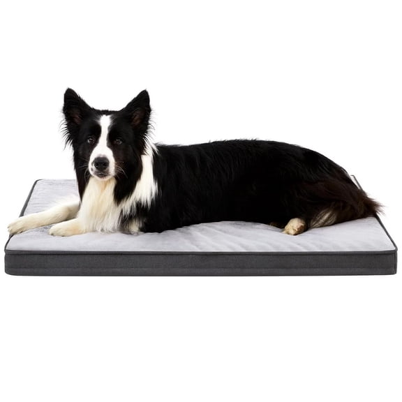Large 2-in-1 Pet Bed with Removable Waterproof Washable Covers, Gray