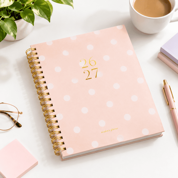 Large 2026-2027 Academic Hardcover Planner for School, College, and Teacher Planning