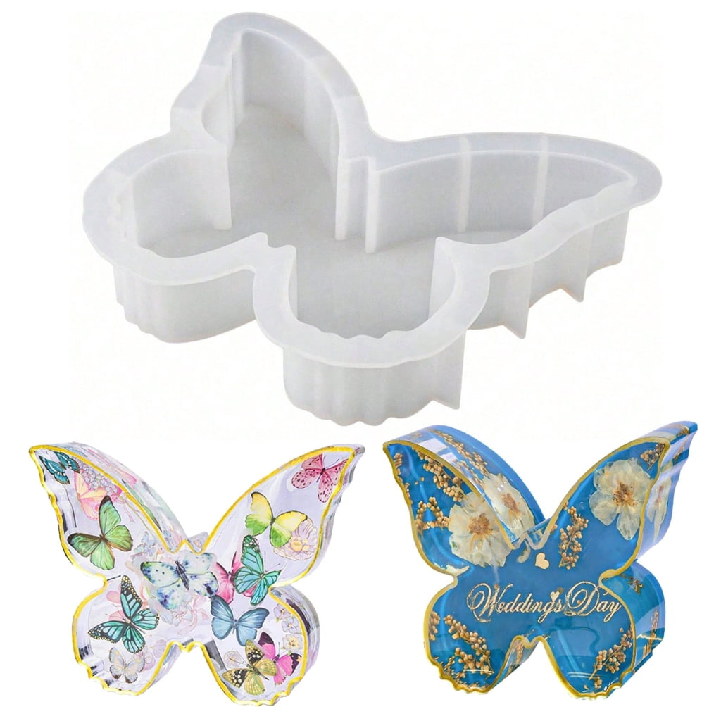 Large 20cm Butterfly Silicone Molds for Epoxy Resin Crafts 3D Bookends and Decorative Ornaments Mould Silicone Texture