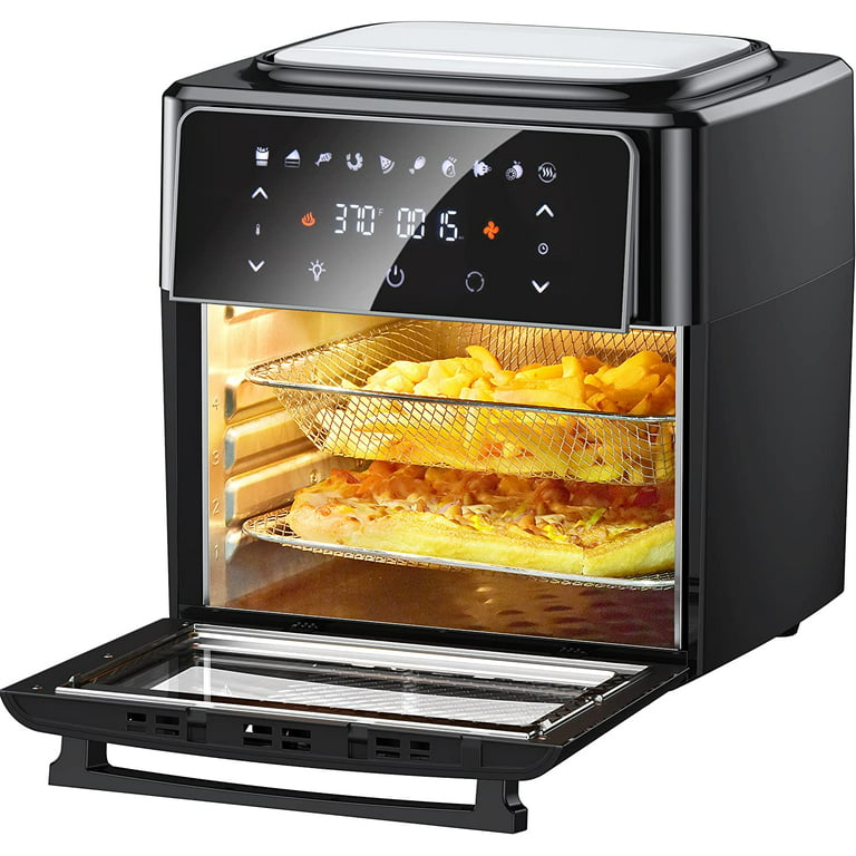 Large 20qt Air Fryer Toaster Oven for 10'' Pizza & 6Lbs Chicken