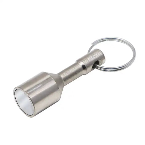 Large 21mm N52 Keychain Magnet Tester for Gold, Silver, Jewelry, & Scrap Metal