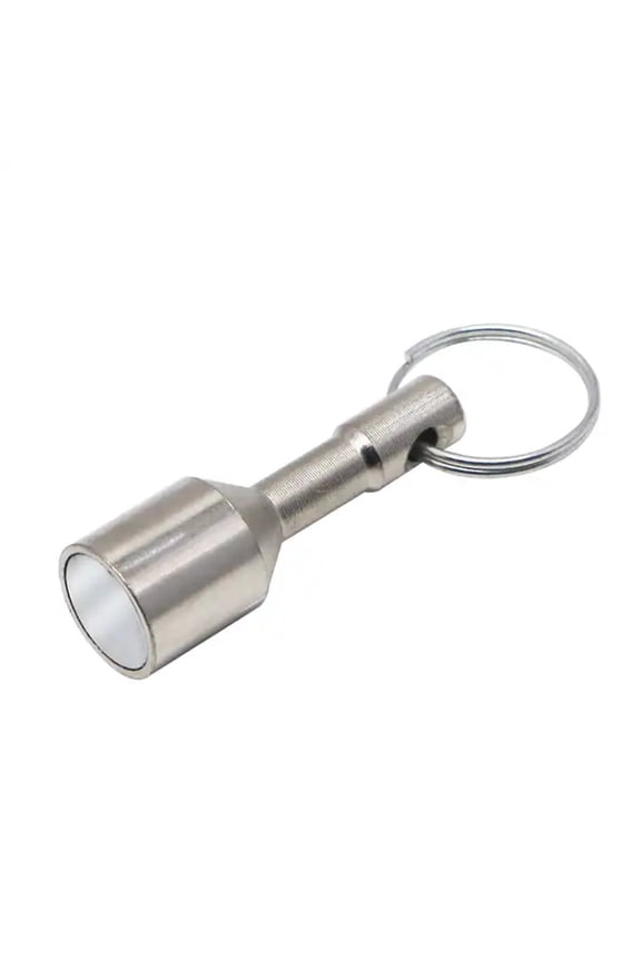 Large 21mm N52 Keychain Magnet Tester for Gold, Silver, Jewelry, & Scrap Metal
