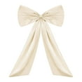 thumbnail image 1 of Large 23.6 Inch Decorative Bow | Party Wedding Baby Shower Christmas Tree Decoration | 6 Colors Available | Cloth Material | 60x27cm Size, 1 of 6