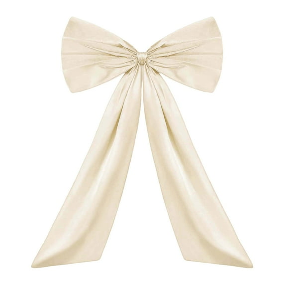 Large 23.6 Inch Decorative Bow | Party Wedding Baby Shower Christmas Tree Decoration | 6 Colors Available | Cloth Material | 60x27cm Size