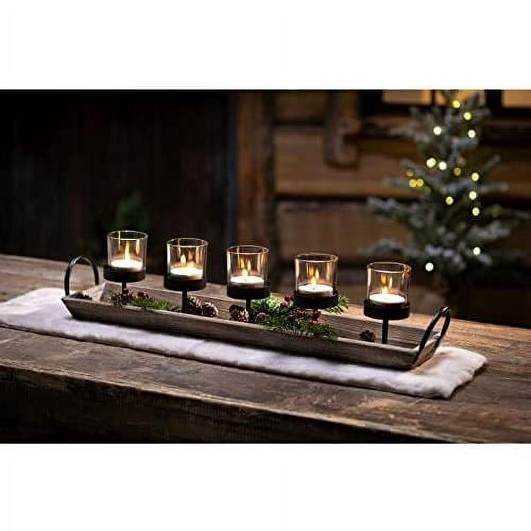  Glass Candlestick Holders for Pillar Candles Set of 3 Clear  Taper Candle Holders for Table Centerpiece Candle Stands Decorative Candle  Stick Holders for Wedding Party Dinner Holiday Decor Gifts : Home