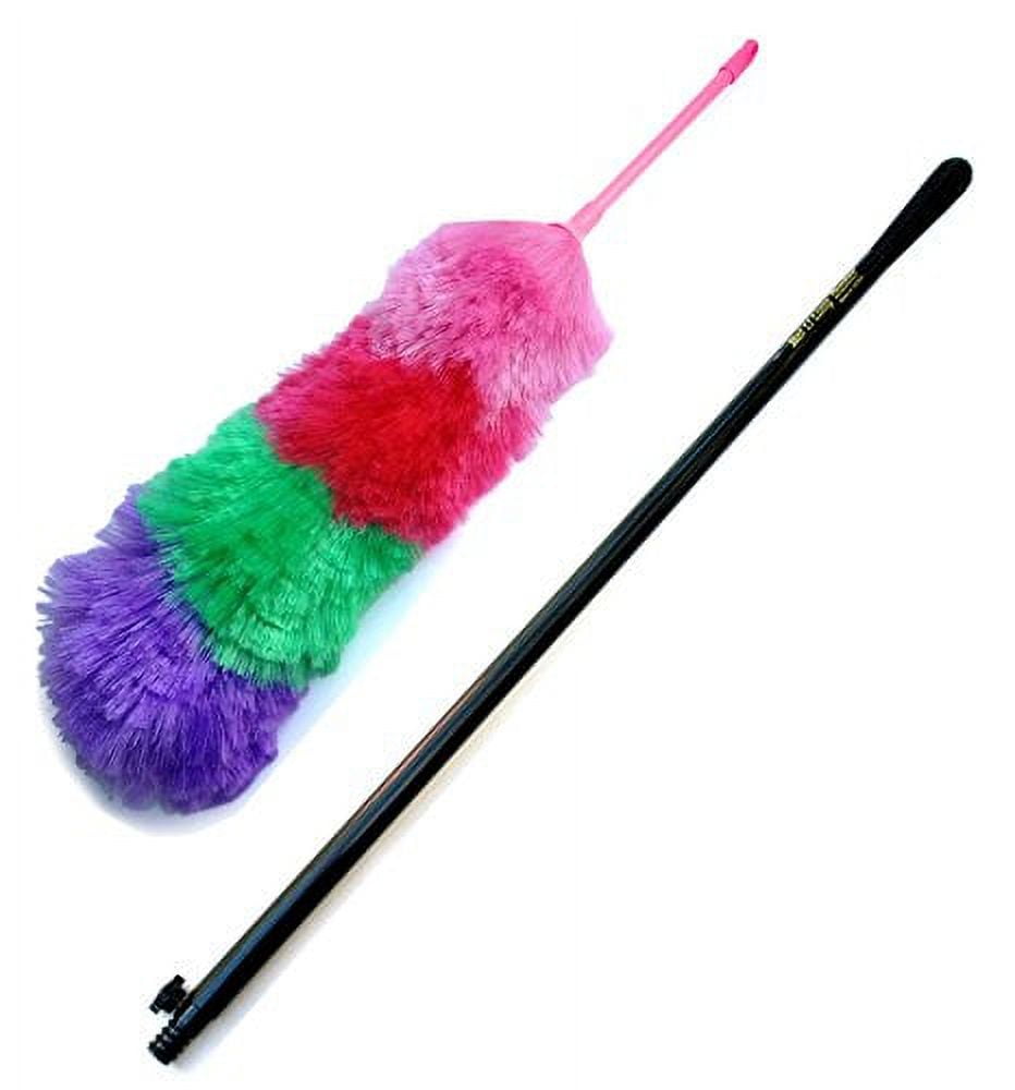 Large 27 Inch Static Duster with 35 Inch Extension Pole Electrostatic