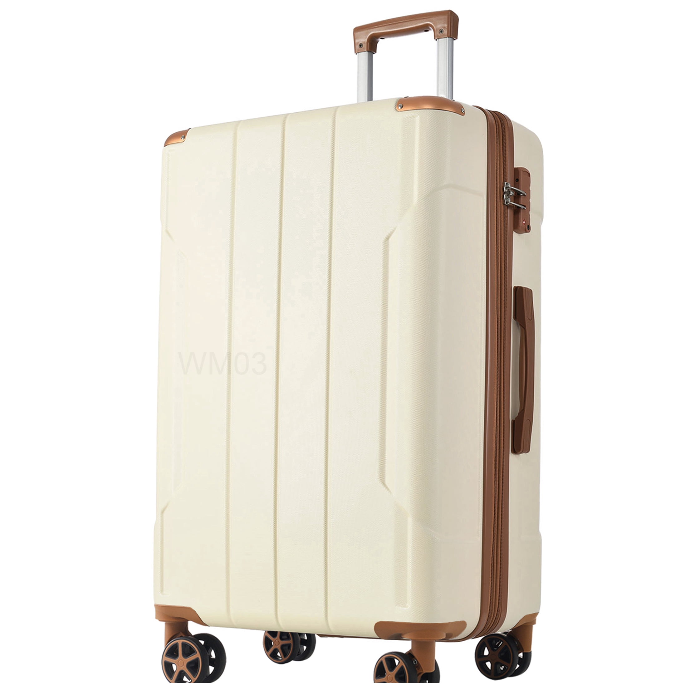 28-inch Expandable Hardshell Luggage with Double Wheels & TSA Lock, Lightweight ABS