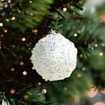 thumbnail image 1 of Large 3.15-Inch White Christmas Foam Ball, Lightweight Ornament for DIY Crafting & Holiday Tree Decor,C, 1 of 7