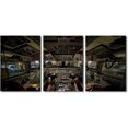 thumbnail image 1 of Large 3 Piece Canvas Wall Art Airplane Pictures Black and White Aircraft Art Painting Modern Home Decor Print for Home Living Room Dining Room Office Stretched and Framed Ready to Hang 60"Wx28"H, 1 of 5