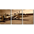 thumbnail image 1 of Large 3 Piece Canvas Wall Art Airplane Pictures Black and White Aircraft Art Painting Modern Home Decor Print for Home Living Room Dining Room Office Stretched and Framed Ready to Hang 60"Wx28"H, 1 of 5