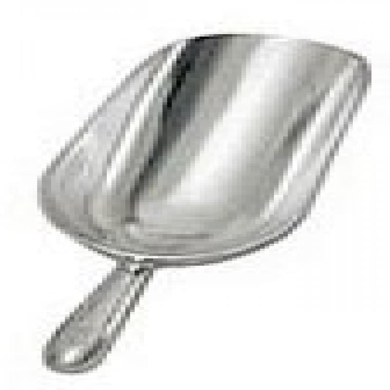 Royal Industries 5oz Aluminum Ice Scoop – Multi-Use Dry Bin Scooper For Pet Food, Candy, Bartending, Silver