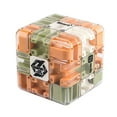 thumbnail image 1 of Large 3D Labyrinth Cube Puzzle, 3D Magic Cube Maze Ball Puzzle, Spatial Awareness Brain Training Toy for Stress Relief & Logic Development, Educational Focus Game Gift for Adults Teens (4pcs Yellow), 1 of 6