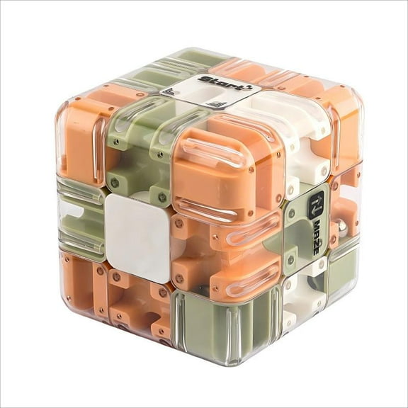 Large 3D Labyrinth Maze Cube Puzzle Ball Brain Teaser Fidget Toy for Kids & Adults, Stress Relief & Sensory Game, Logic & Spatial Thinking Training, Perfect Gift for 412 Year Old Boys, Teens