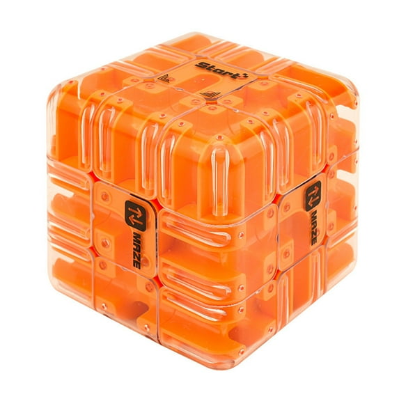 Large 3d Labyrinth Cube Puzzle, 3d Rolling Ball Maze Cube with Color-Match Ball, Education Sensory Toys, Engaging Brain Teaser Toy, Educational Focus Game Gift for Adults Teens(1PC)