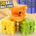 thumbnail image 1 of Large 3d Labyrinth Cube Puzzle, Large Labyrinth 3d-Puzzle Maze Cube, Fun Brain Teaser Challenge Game, 3d-Puzzle Magic Cubes & Balls, Awareness Brain Training Toy for Teens(3PCS), 1 of 5