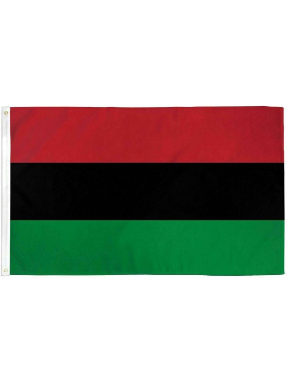 Large 3x5FT Flag Pan-African Afro American African Banner Black Liberation UNIA