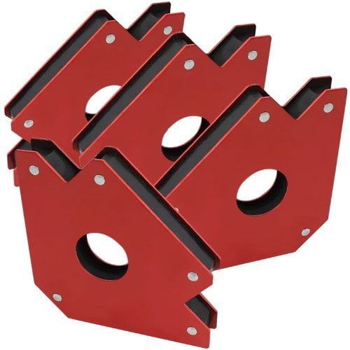Large 4" Angle Welding Magnet Support Jig Holder (4-Pack)