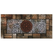 Large 47"x22" Heavy Duty Welcome Mat Outdoor with Non-Slip Rubber Backing - Durable Outdoor Door Mat for Front Door Entrance, Garage, Patio & High Traffic Areas（Sunflower）