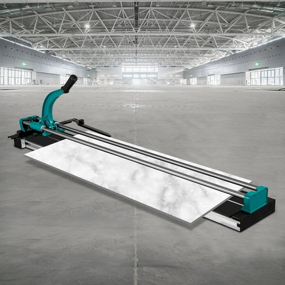 Large 48" Manual Tile Cutter with Laser Alignment - Precision Ceramic & Porcelain Tile Cutter, Tungsten Carbide Cutting Wheel, Sturdy Steel Construction