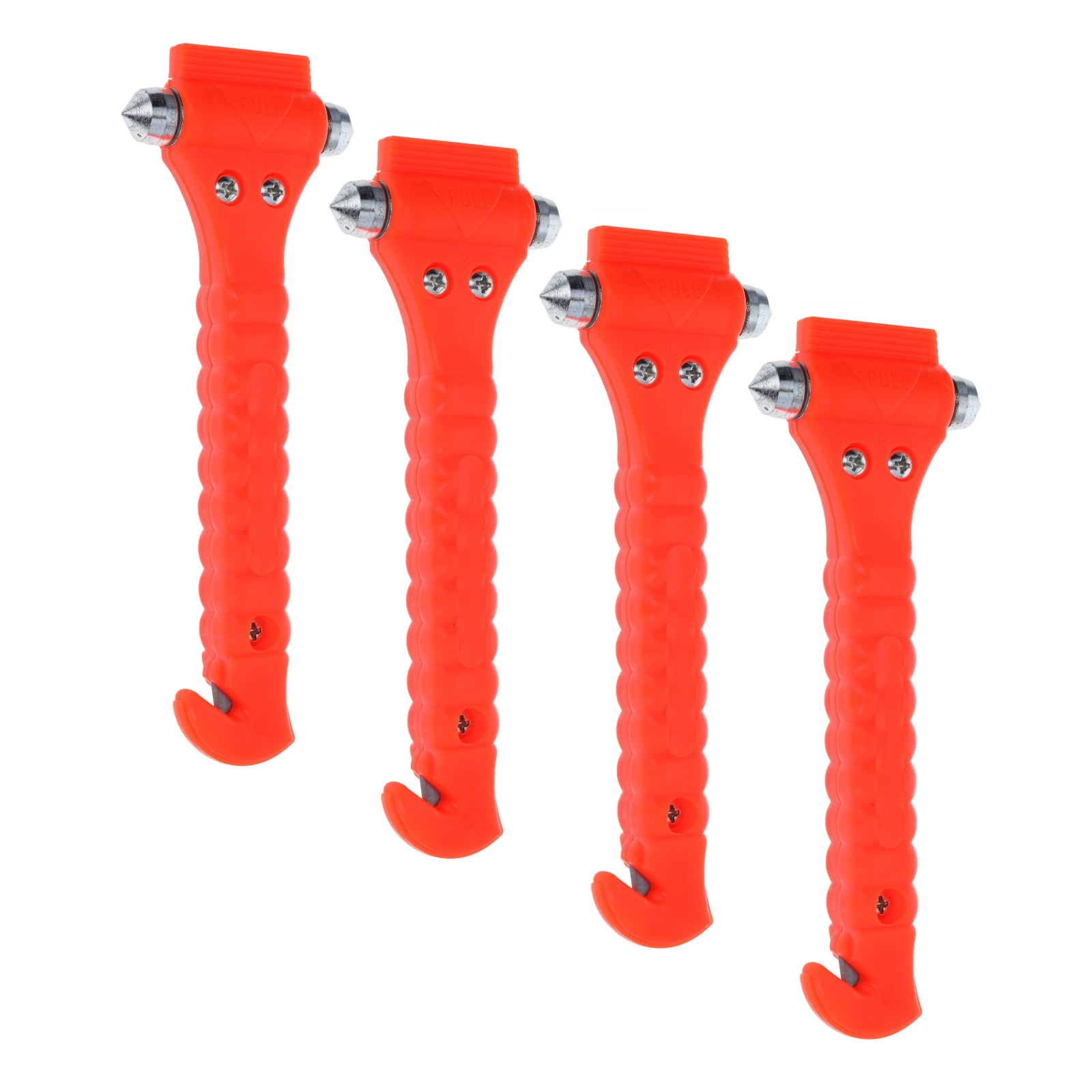 Large 4pk Car Emergency Hammer Window Punch And Seat Belt Cutter Tool 