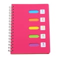 thumbnail image 1 of Large 5 Subject Notebook With Dividers And Tabs, Multi-section Organizer Notebook For Note Taking At Work Office (D), 1 of 9